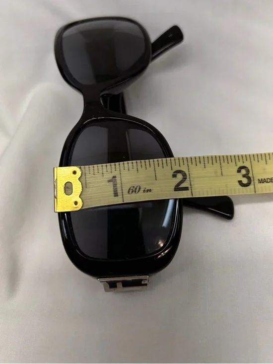 Fendi Black Women's Glasses Sunglasses Frames with Silver Logo Accent - Picture 9 of 10